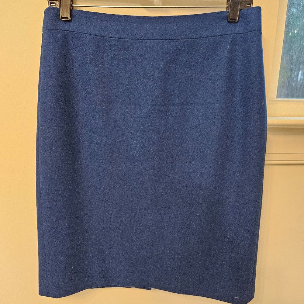 J Crew Classic Wool Pencil Skirt